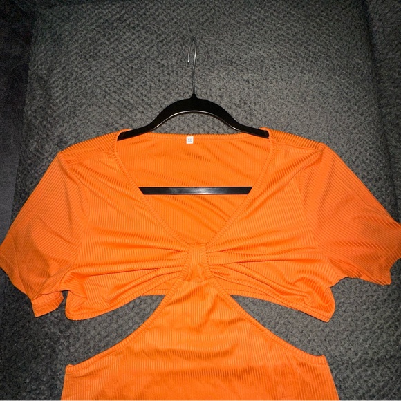 CLO ICOOL Women's Short Sleeve Split Bodycon Mini Dress - Picture 8 of 8